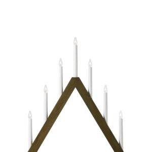 Ariele Adventljusstake Mörkbrun 62 cm