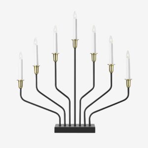 Markslöjd - BROSA XL Ljusstake 7L - Svart - Adventsljusstakar - Från Homeroom