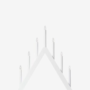 Markslöjd - Ljusstake Ariele 7L - Vit - Adventsljusstakar - Från Homeroom