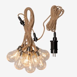 Star Trading - Utomhus String Light Jutta - Beige - Ljusslingor - Från Homeroom