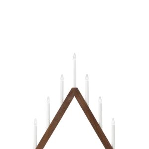 Ariele Adventsljusstake Mörkbrun 62 cm