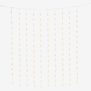 Konstsmide - Ljusridå med 140 LED-lampor - Transparent - Ljusslingor - Från Homeroom