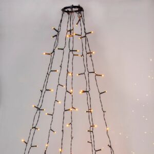 Star Trading - Julgransbelysning Golden Warm White 200cm - Grön - Ljusslingor - Från Homeroom