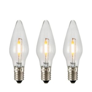 Universal Reservlampa E10 14-55V 0,5W 3-pack LED 3-stegs dim