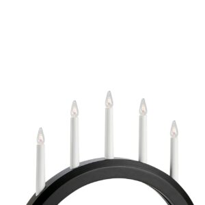 Avento Adventsljusstake Svart 5 Ljus