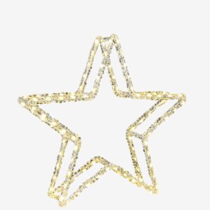 Konstsmide - Akryl Double Star 39 cm - Transparent - Julbelysning - Från Homeroom