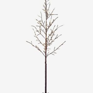 Konstsmide - Brunt ljust träd, 150 cm, varmvitt LED-ljus - Brun - Ljusslingor - Från Homeroom