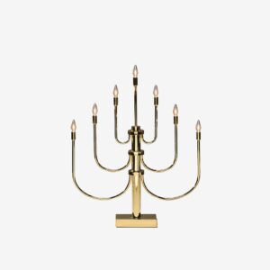 Konstsmide - Elljusstake höjd 55,5 cm - Mässing - Adventsljusstakar - Från Homeroom