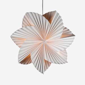 Konstsmide - Pappersstjärna Vindsnurra 60 cm - Vit - Adventsstjärnor - Från Homeroom