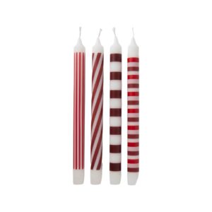 Ljus Randig 4-pack Röd