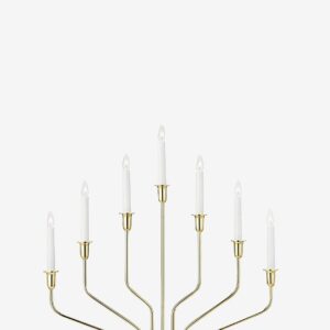 Markslöjd - Ljusstake Brosa xl - Guld - Adventsljusstakar - Från Homeroom