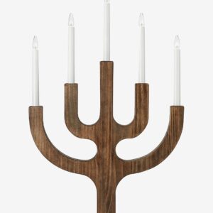 Markslöjd - Ljusstake Sapin 5L tall - Brun - Adventsljusstakar - Från Homeroom