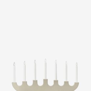 Markslöjd - Ljusstake Spira 7L - Beige - Adventsljusstakar - Från Homeroom