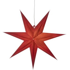 Star Trading Pappersstjärna Holly 60 cm Röd