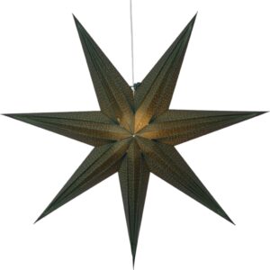 Star Trading Pappersstjärna Holly 75 cm Grön